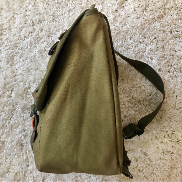 Vintage Military Canvas Backpack - Picture 4 of 8